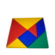Tia-sport. Конструктор  Танграм квадрат красно-желто-зеленый 120х120 см (sm-0426)