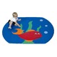 Tia-sport. Детский мат-коврик для развития Рыбка 120х80х3 см (sm-0020)