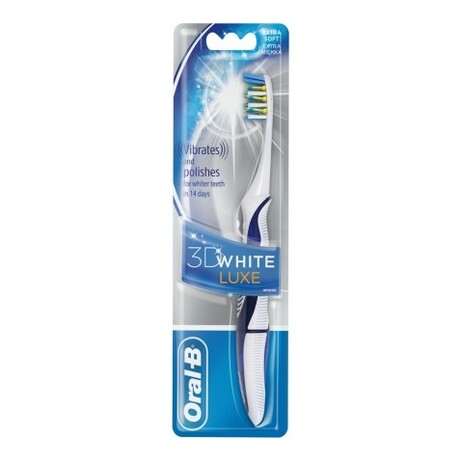 Oral-B. Зубная щетка 3D White Luxe 35 мягкая 1 шт (832483)