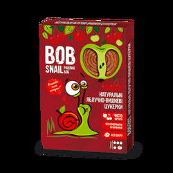 Bob-snail. Натуральные яблочно-вишневые конфеты", 60г. (520347)