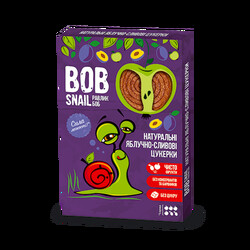 Bob-snail. Натуральные яблочно-сливовые конфеты", 60г. (520361)