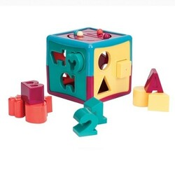 Battat Lite. Що розвиває іграшка-сортер - Розумний куб(BT2404Z)