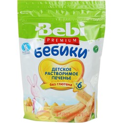 Bebi Рremium. Печенье «Бебики без глютена», 170 г. (3838471033992)