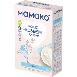 Мамако. Каша молочна на козиному молоці "Рисова", 4 мес+, 200 г(795789)