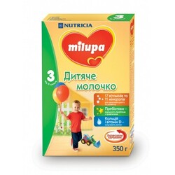 Milupa (Милупа) 3 детское молочко, от 12-ти месяцев, 350 гр. (025525)