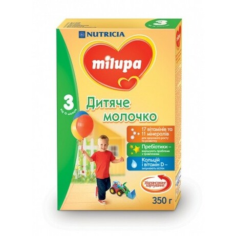Milupa(Милупа) 3 дитяче молочко, від 12-ти місяців, 350 гр. (025525)