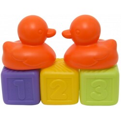 Baby Team. Набор игрушек: кубики и утки, 12мес+ (8851)