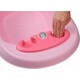 Ванночка Babyhood з термометром Дельфін, рожева