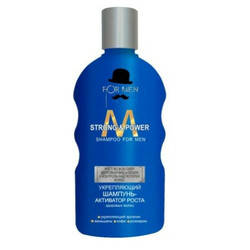 For Men. Шампунь Strong and Power активатор роста  200 мл  (4823080004395)