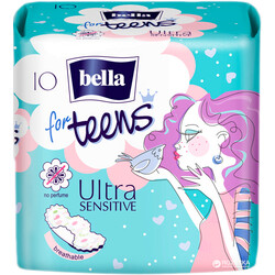 Bella. Прокладки гигиеническиe Bella for Teens Ultra Sensitive, 10 шт (302344)