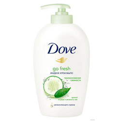Dove. Крем-мыло Go fresh Fresh touch Огурец и Зеленый чай 250 мл (8717163023839)