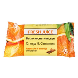 Fresh Juice. Мыло косметическое Orange&Cinnamon 75мл (8588006034349)