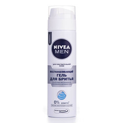 Nivea . Гель для гоління Поновлюючий для чутливої шкіри 200 мл(4005900313065)
