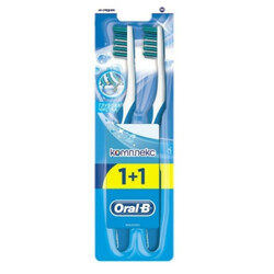 Oral-B. Зубная щетка Глубокая чистка средняя, 1+1шт бесплатно 2шт/уп (3014260022617)