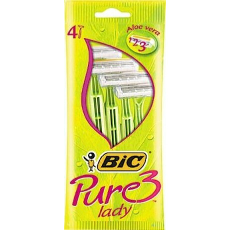BiC. Станок для бритья BIC Pure3 lady блистер 2шт (3086123221642)