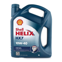 Shell. Моторное масло Helix Diesel HX7 10W-40 4л (5011987860889)
