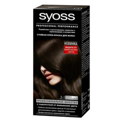 Syoss. Фарба для волосся 3-1 Червоно-коричневий   (4015000544641)