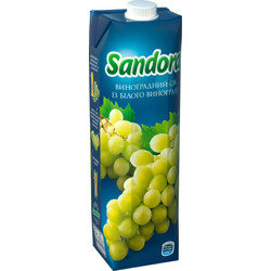 Sandora. Сок Белый виноград 0,95л (9865060003818)