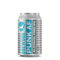 Пиво  Punk AF светлое безалкогольное ж/б  0,33л ( 5056025421387)