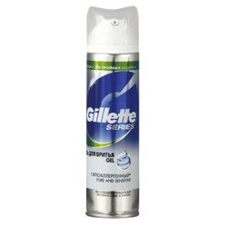 Gillette. Гель для гоління Pure & Sensitiv Гіпоалергенний 200мл   (250883)