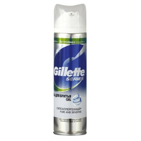 Gillette. Гель для бритья Pure & Sensitiv Гипоаллергенный 200мл  (250883)