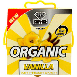 Sapfire. Ароматизатор Aroma Car Organic Vanilla 40г (5907718920932)