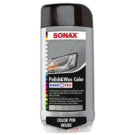 Sonax. Полироль з воском Nano Pro сірий, 250мл(4064700296343)
