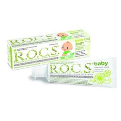 R.O.C.S. Зубна паста baby "Запашна ромашка", 0-3лет, 45г(471590)