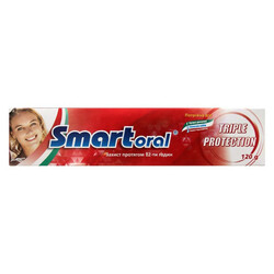 Smartoral . Паста зубна Smartoral потрійна дія 120г(0250010706663)