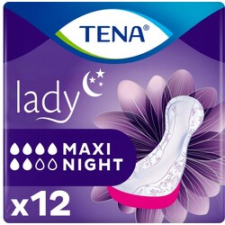 TENA.Прокладення урологічні Tena Lady Maxi Night жіночі 12 шт(7322541120966)