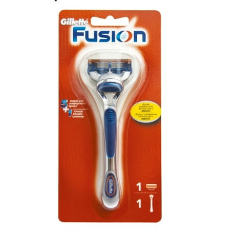 Gillette. Верстат для гоління  Fusion +1картридж   (7702018951376)