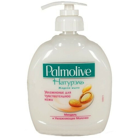 Palmolive. Мыло жидкое Натурэль Для чувствительной кожи Миндаль и Увлажняющее молочко  300мл (800352