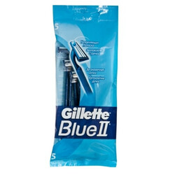 Gillette. Станок для бритья  Улучшенный Blue II Одноразовый  5шт/уп  (7702018849031)