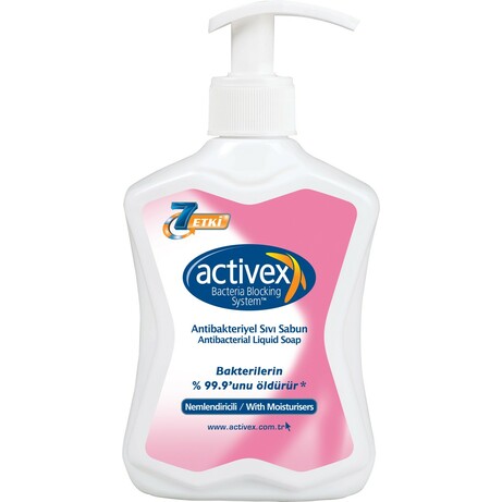 Activex. Антибактериальное жидкое мыло увлажняющее 300 мл (8690506482251)