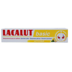 Lacalut. Паста зубная Basic Цитрусовый 75мл (4016369696576)