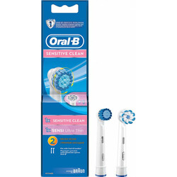 Oral - B. Насадки до эл. зуб. щітці ORAL - B BRAUN2 шт 1 Sensitive Clean и1 Sensi Ultrathin (421020174644