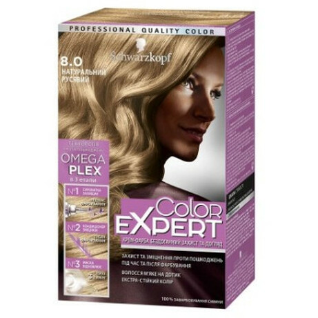 Schwarzkopf. Color Expert Фарба для волосся 8-0 Натуральний Русявий 166,8 мл 1 шт   (4015100197631)