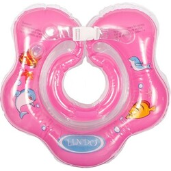 Lindo. Детский круг для купания малышей Розовый (8914927015592)