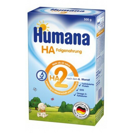 Суміш Humana НА 2, 500 гр.(763297)