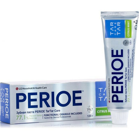Perioe. Зубна паста LG Perioe TarTar Care Цитрусова м'ята 120 г(068788)