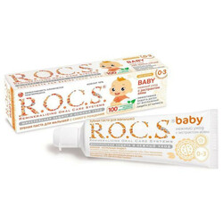 ROCS. Дитяча зубна паста "Ніжний відхід з  екстрактом Айви", від 0 до 3 років,  45 гр(4607034473648)