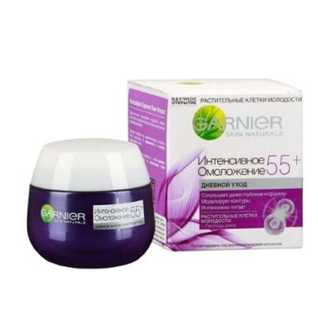 Garnier.Крем Skin Naturals Интенсивное омоложение дневной от 55 лет  50мл  (3600541351738)