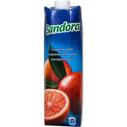 Sandora. Напиток соковый сицилийский красный апельсин, 0,95л(9865060032665)