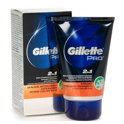 Gillette. Бальзам після гоління Gillette Pro 2-в-1 Intense Cooling Інтенсивне охолодження 100мл(255511)