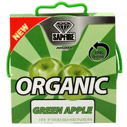 Sapfire. Ароматизатор Aroma Car Organic Green Apple 40г (5907718921014)