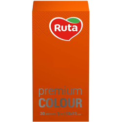 Ruta. Салфетки Premium Colour оранжевые 30 шт/уп  (4820023748378)