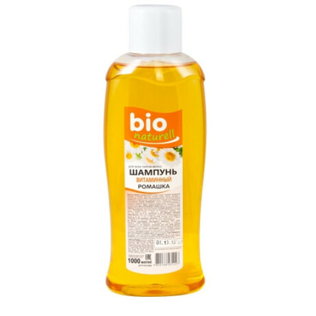 Bio naturell. Шампунь для волосся Ромашка, 1000мл   (4820168431227)