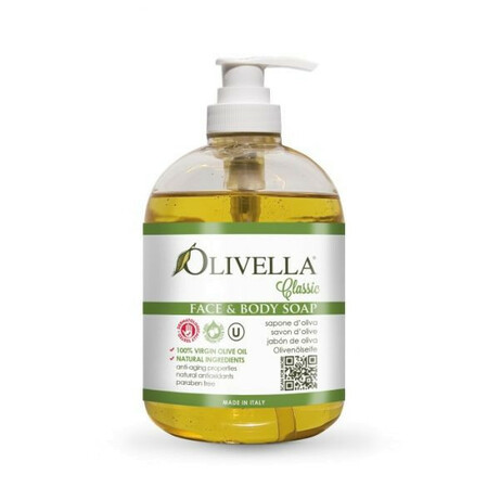 Olivella. Рідке мило для особи і тіла на основі маслинової олії, 500мл(764412260000)