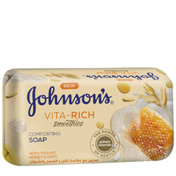 Johnson`s. Мыло Body Care Vita Rich Йогурт смузи с мед/овсом 125 г  (3574661379982)
