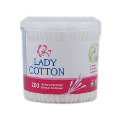 Lady Cotton. Палочки ватные   200шт/уп  ( 4823071607604)